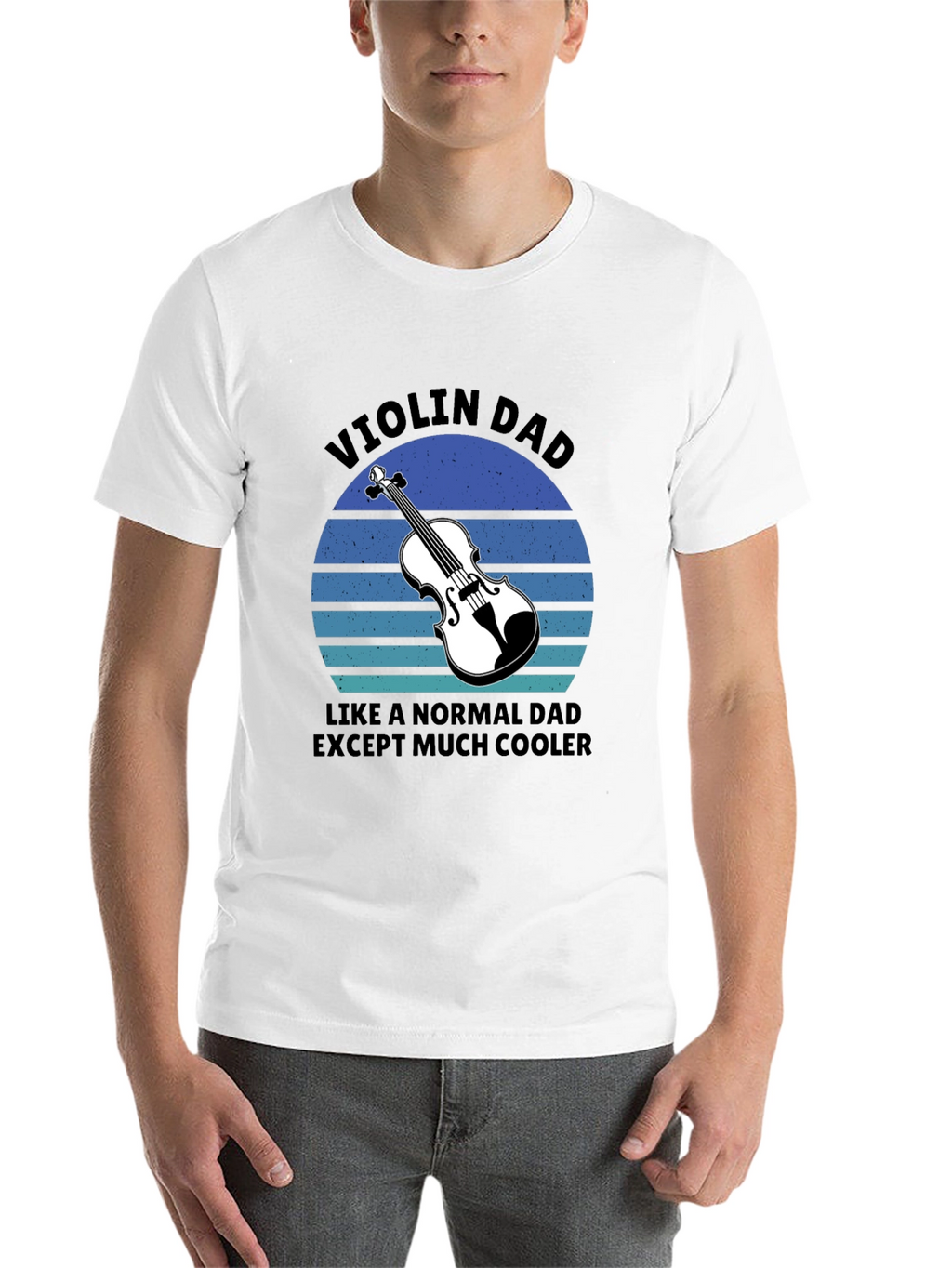 Violin Dad T-Shirt - Cool Musician Father Gift