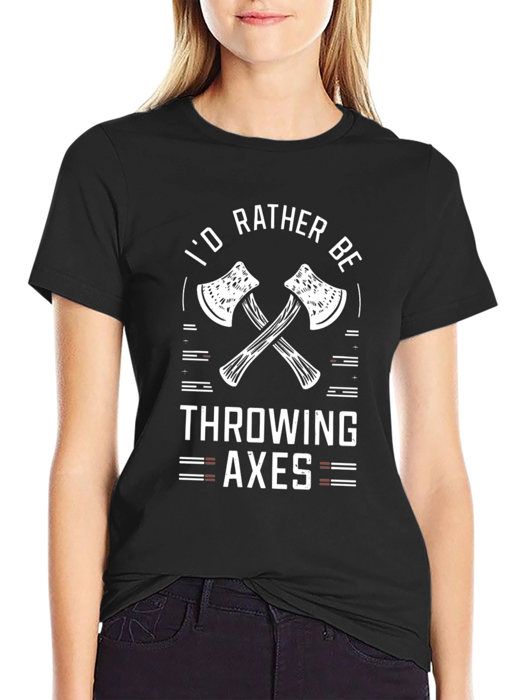 Id Rather Be Throwing Axes T-Shirt