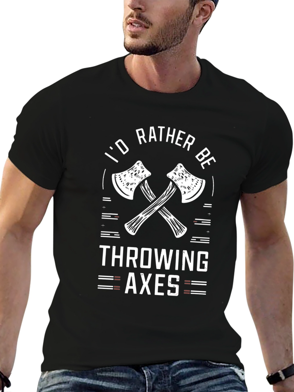 Id Rather Be Throwing Axes T-Shirt