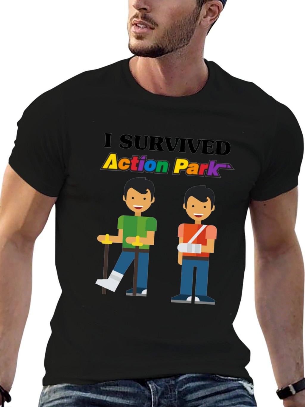 I Survived Action Park Graphic T-Shirt