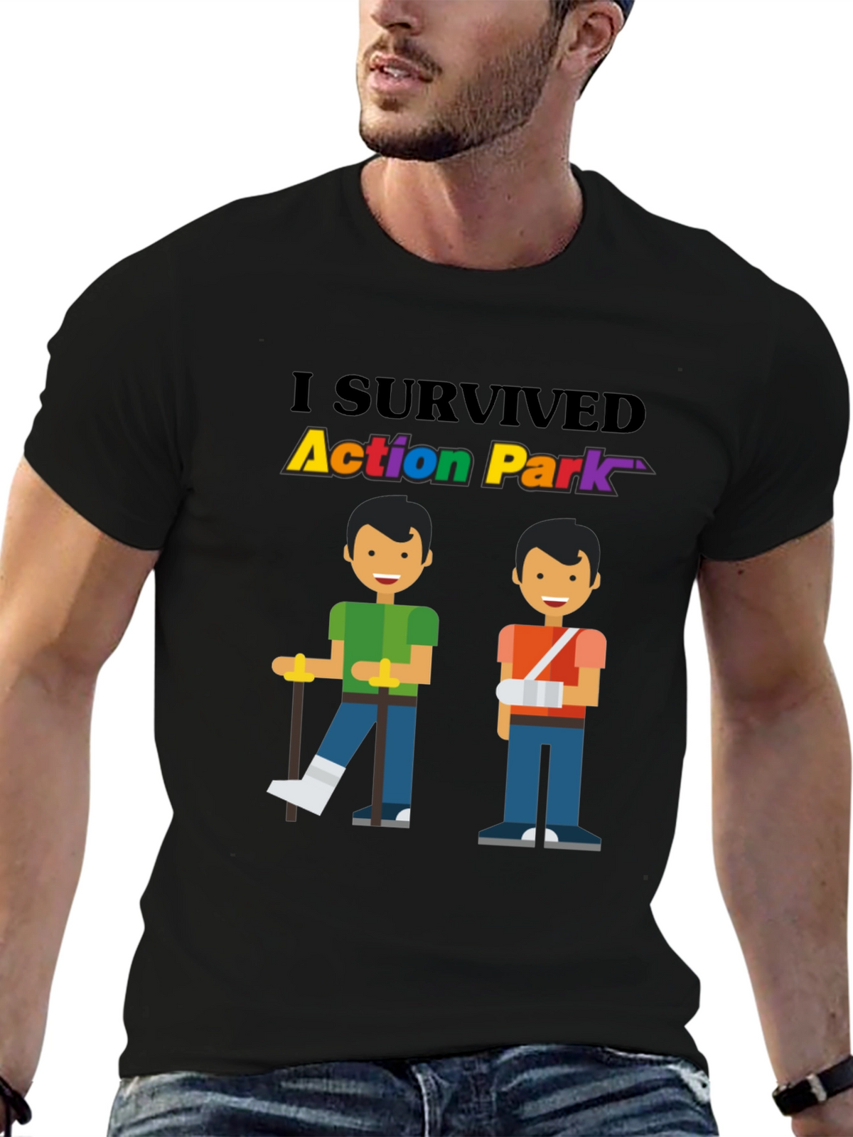 I Survived Action Park Graphic T-Shirt