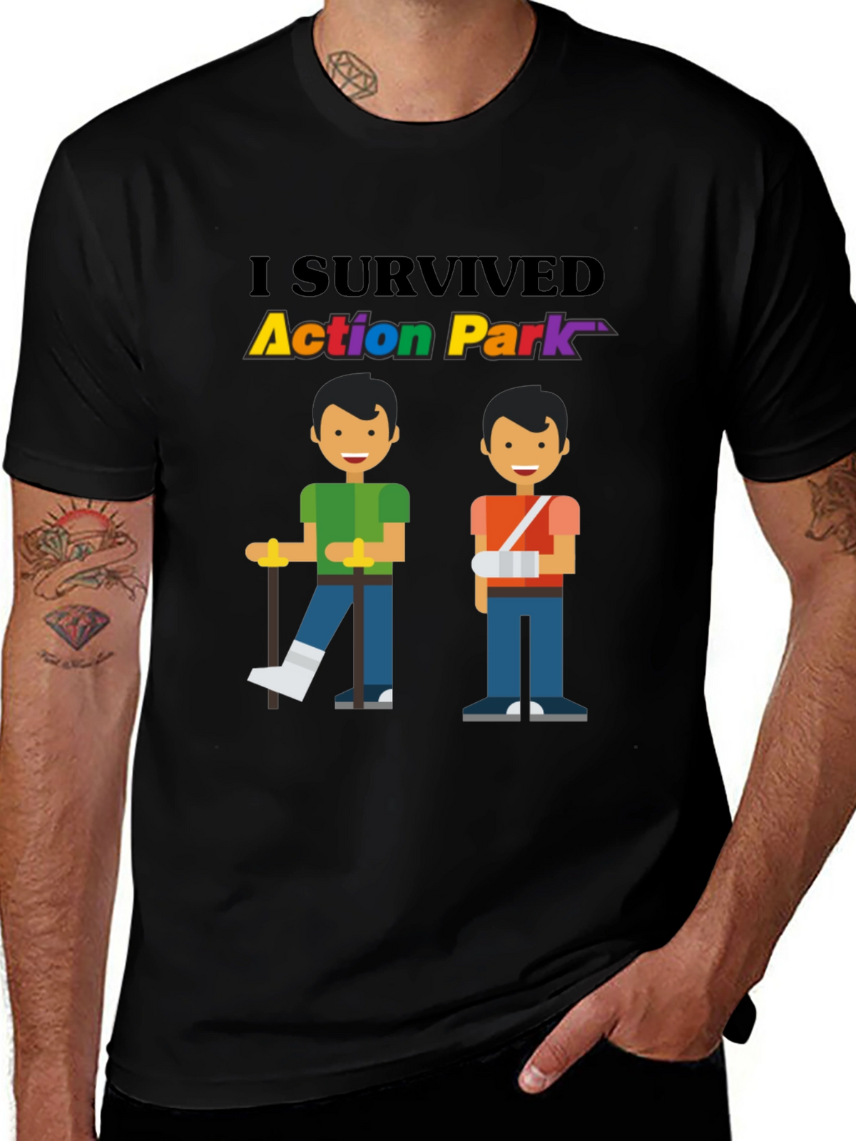 I Survived Action Park Graphic T-Shirt