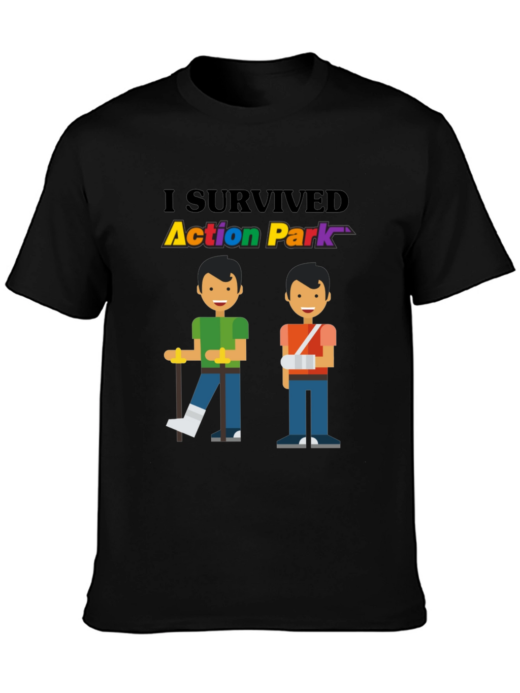 I Survived Action Park Graphic T-Shirt