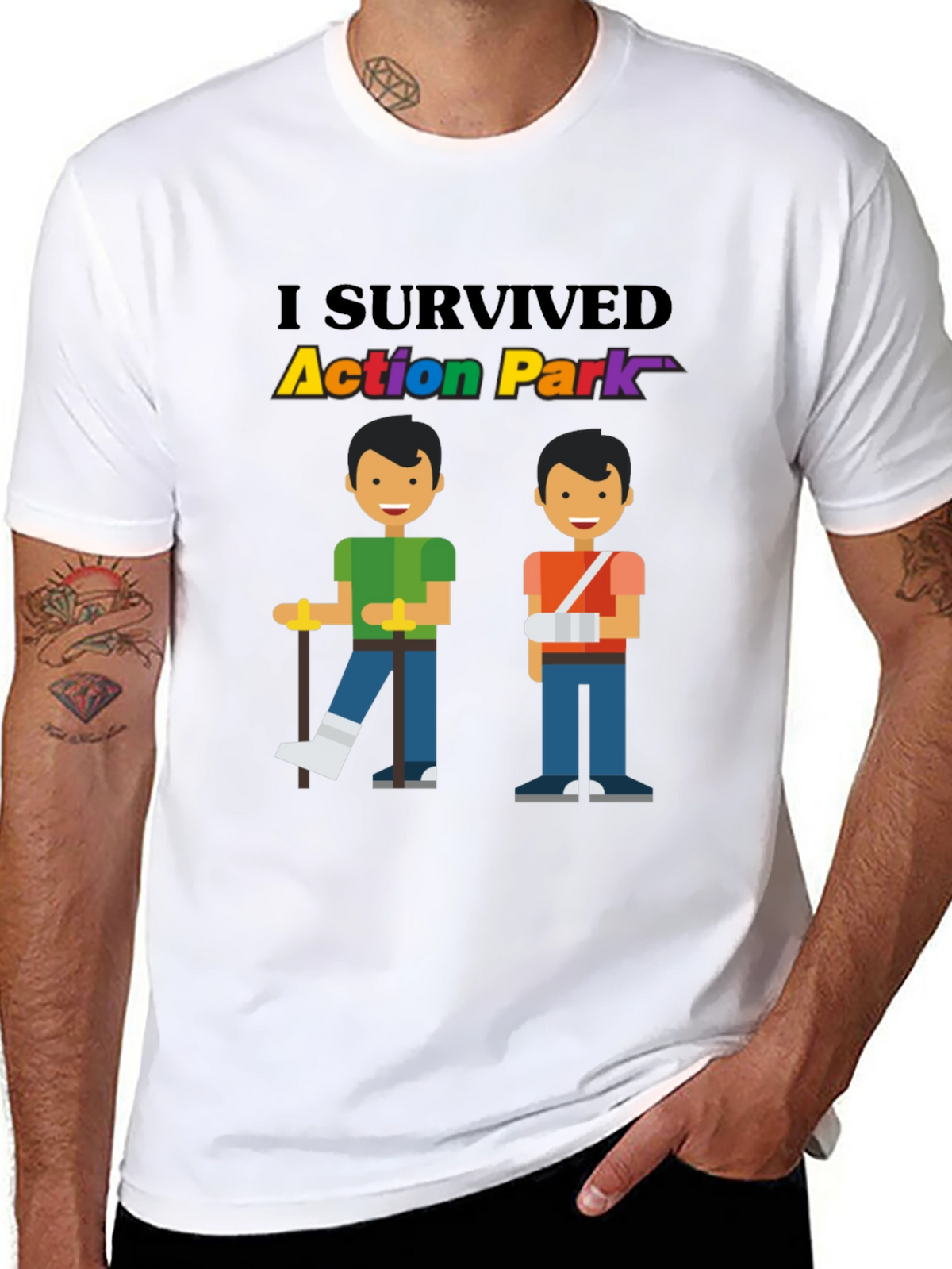 I Survived Action Park Graphic T-Shirt