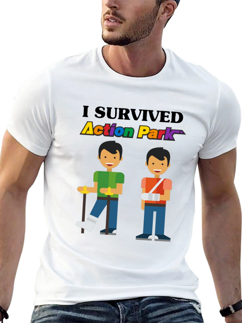 I Survived Action Park Graphic T-Shirt