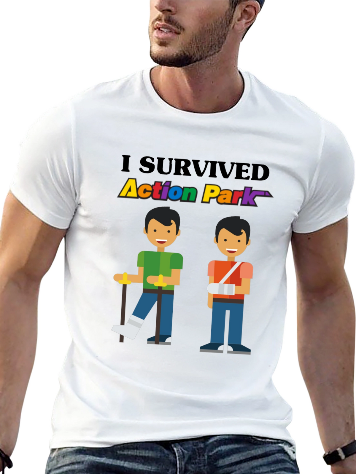 I Survived Action Park Graphic T-Shirt