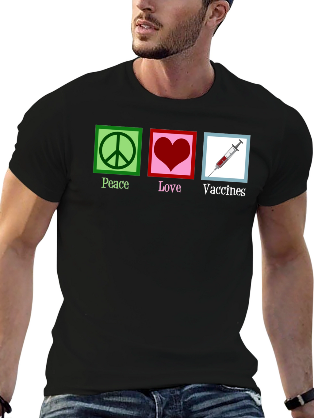 Peace Love Vaccines T-Shirt