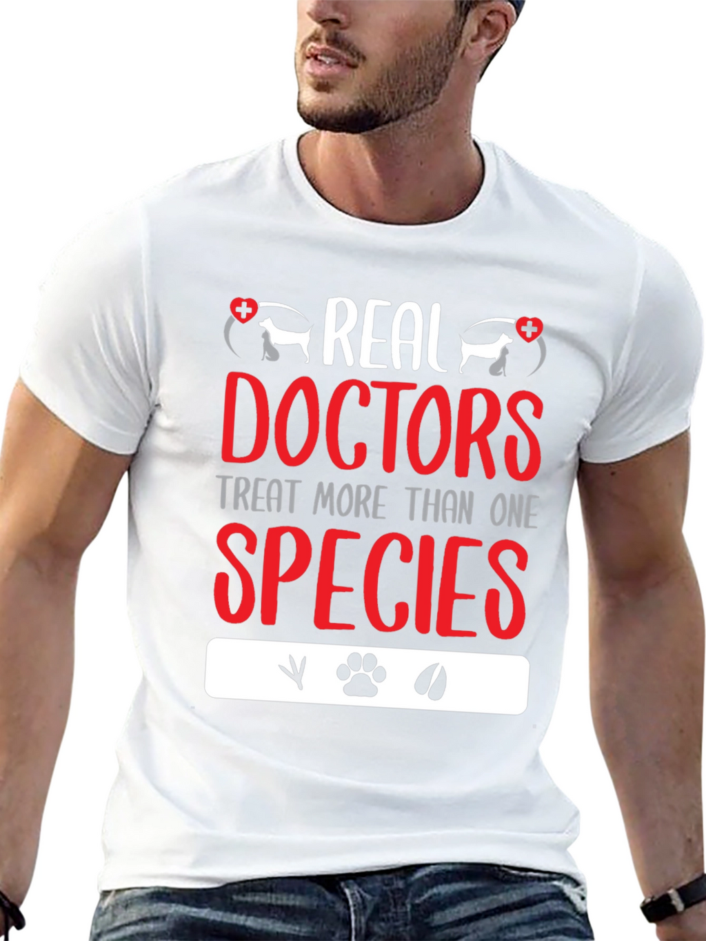 Veterinarian T-Shirt: Real Doctors Treat All Species