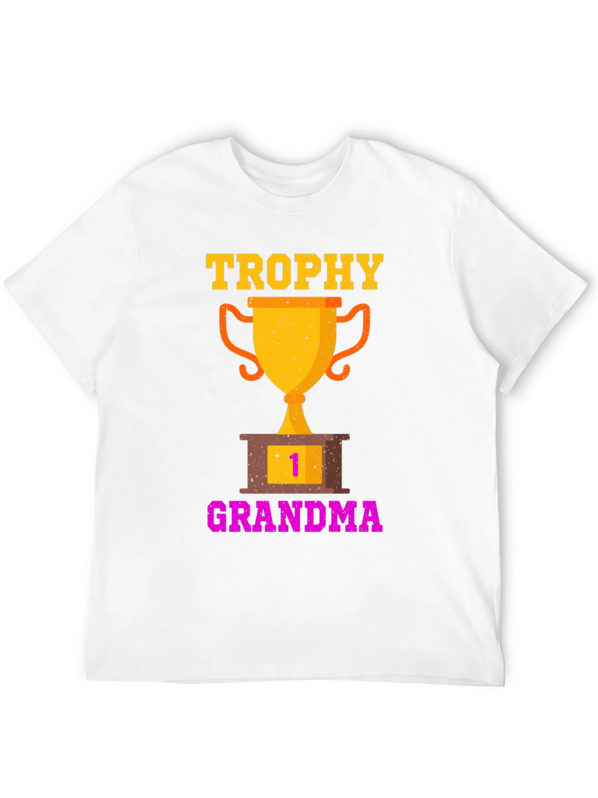 Trophy Grandma T-Shirt - Number One Grandparent Gift