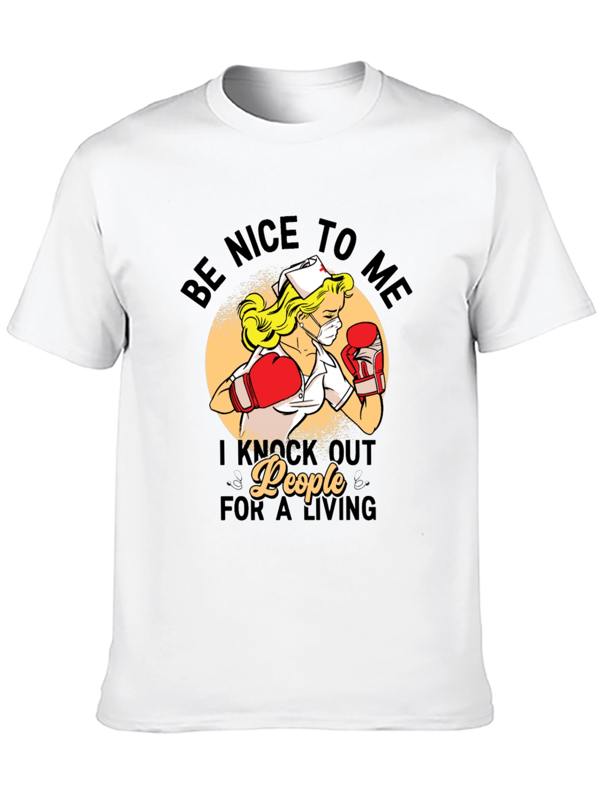 Funny Nurse Boxer T-Shirt