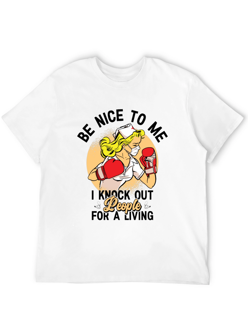 Funny Nurse Boxer T-Shirt