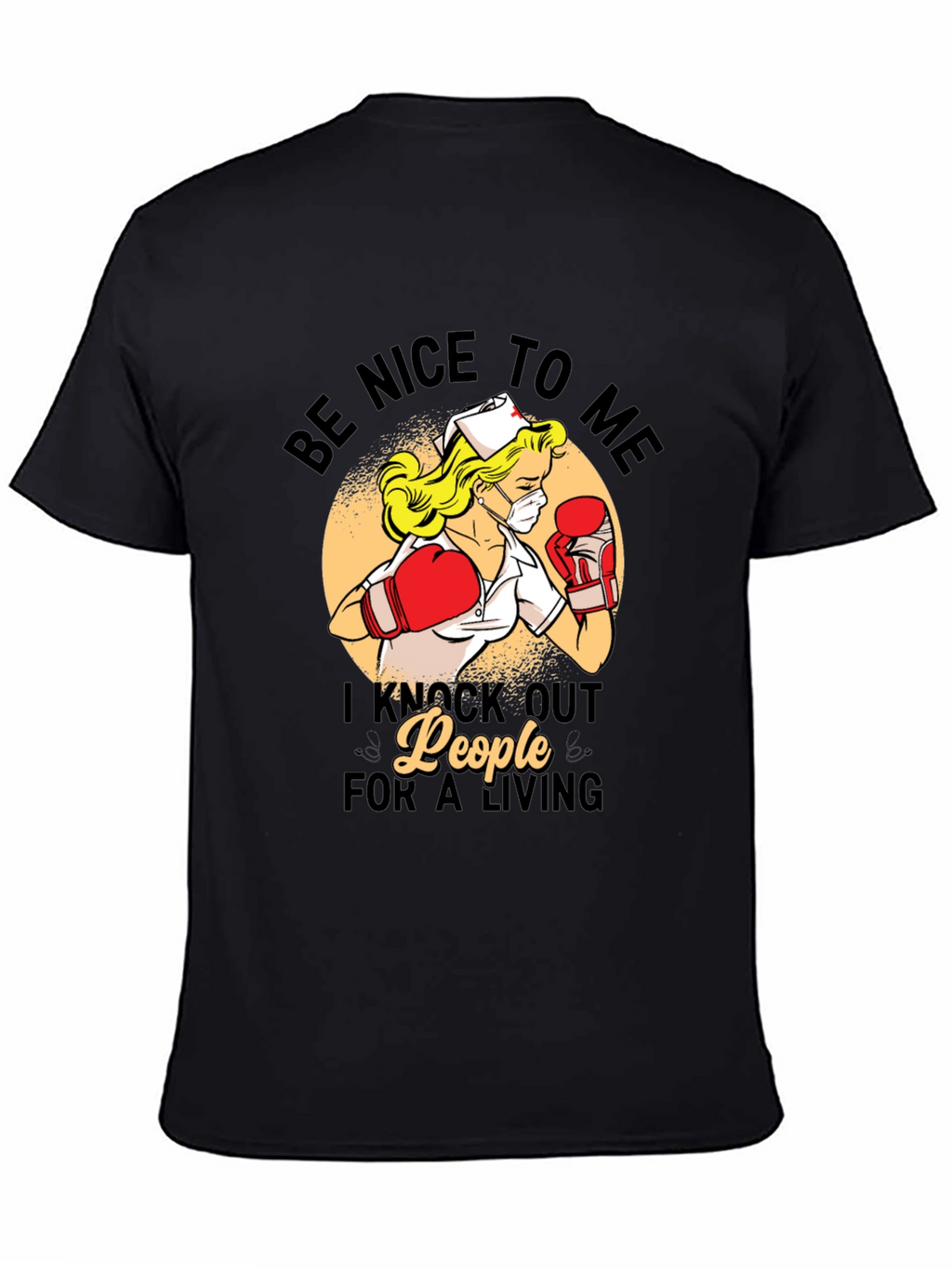 Funny Nurse Boxer T-Shirt