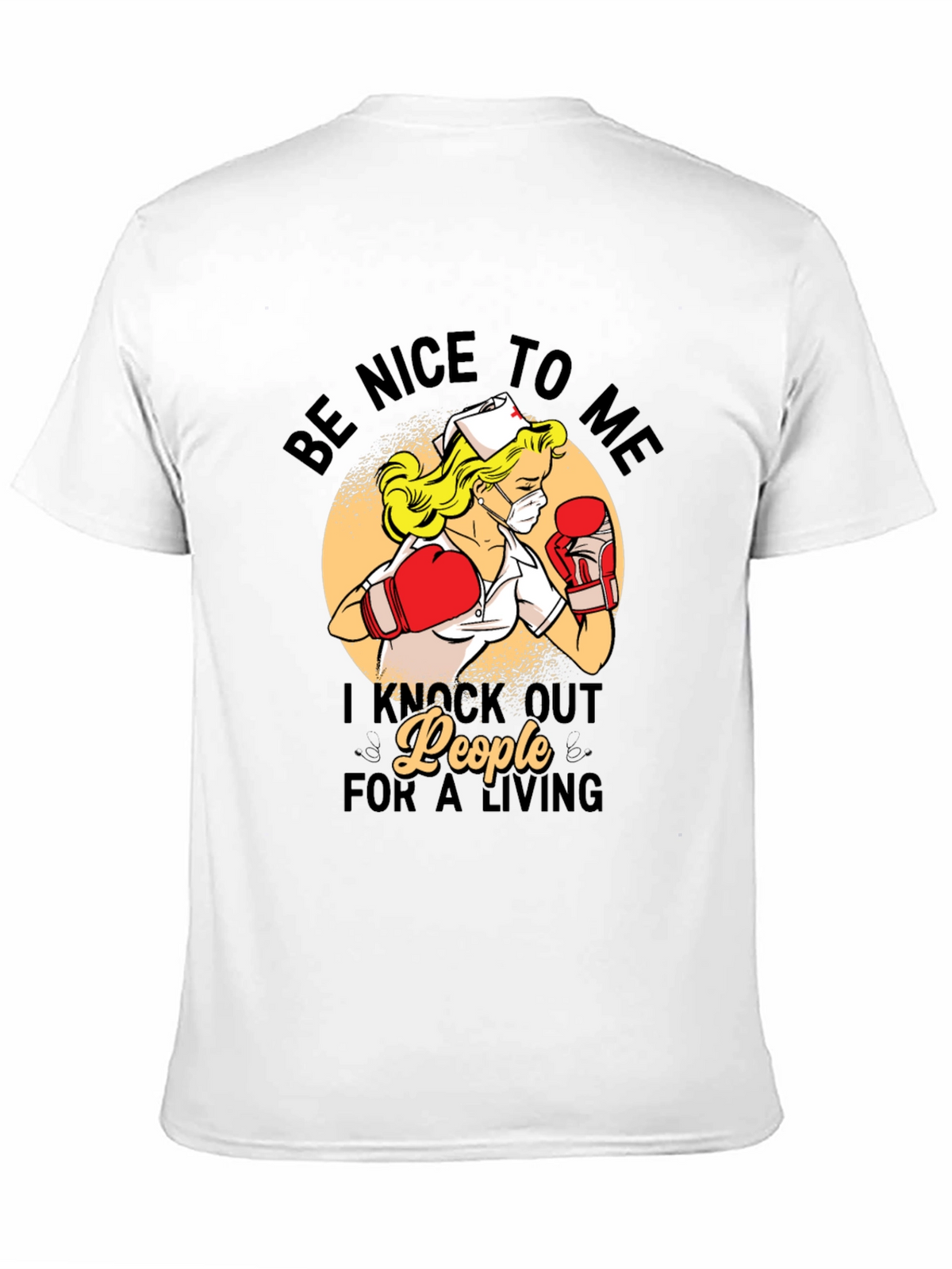 Funny Nurse Boxer T-Shirt