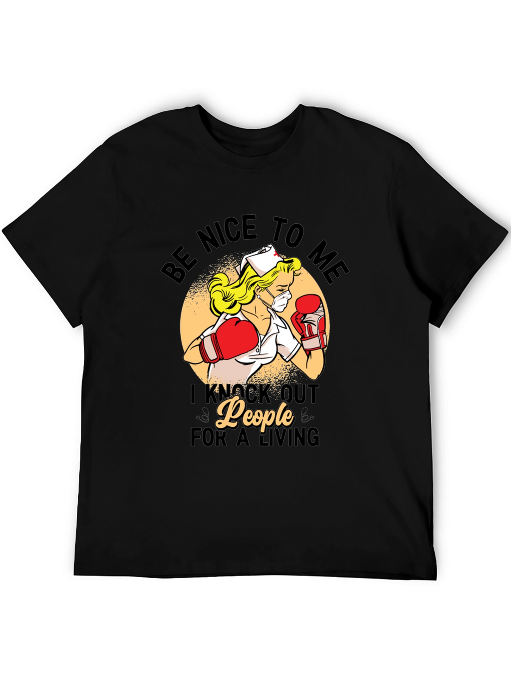 Funny Nurse Boxer T-Shirt