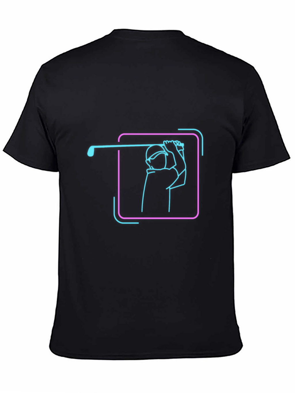 Neon Golf Swing Graphic Tee