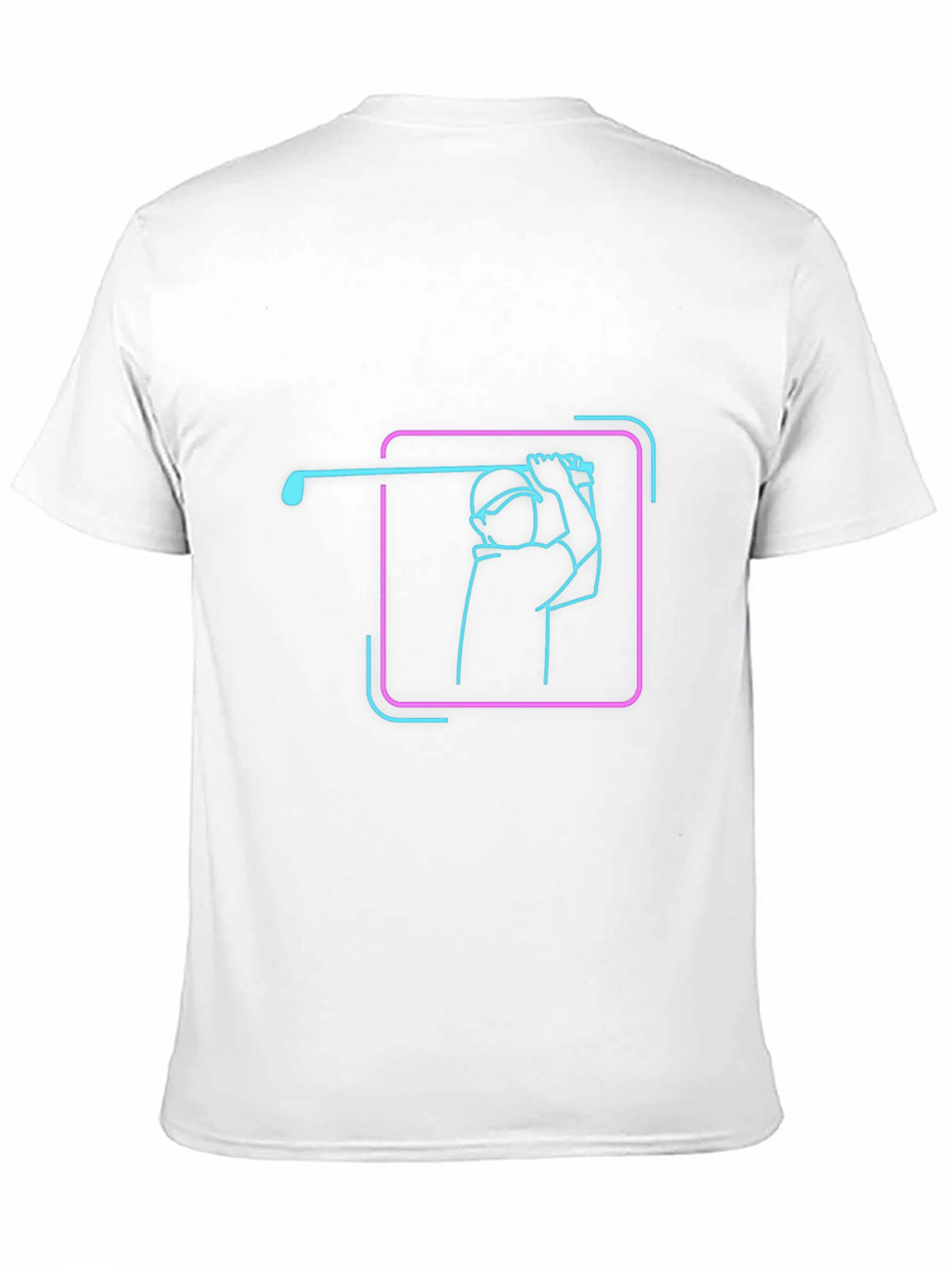 Neon Golf Swing Graphic Tee