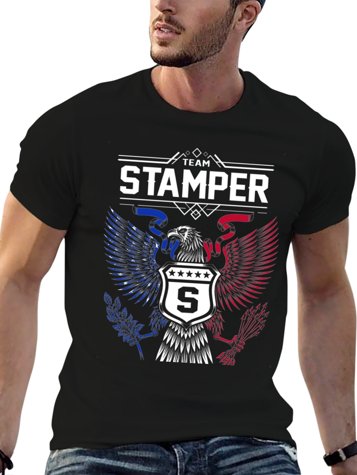 Team Stamper Patriotic Eagle T-Shirt