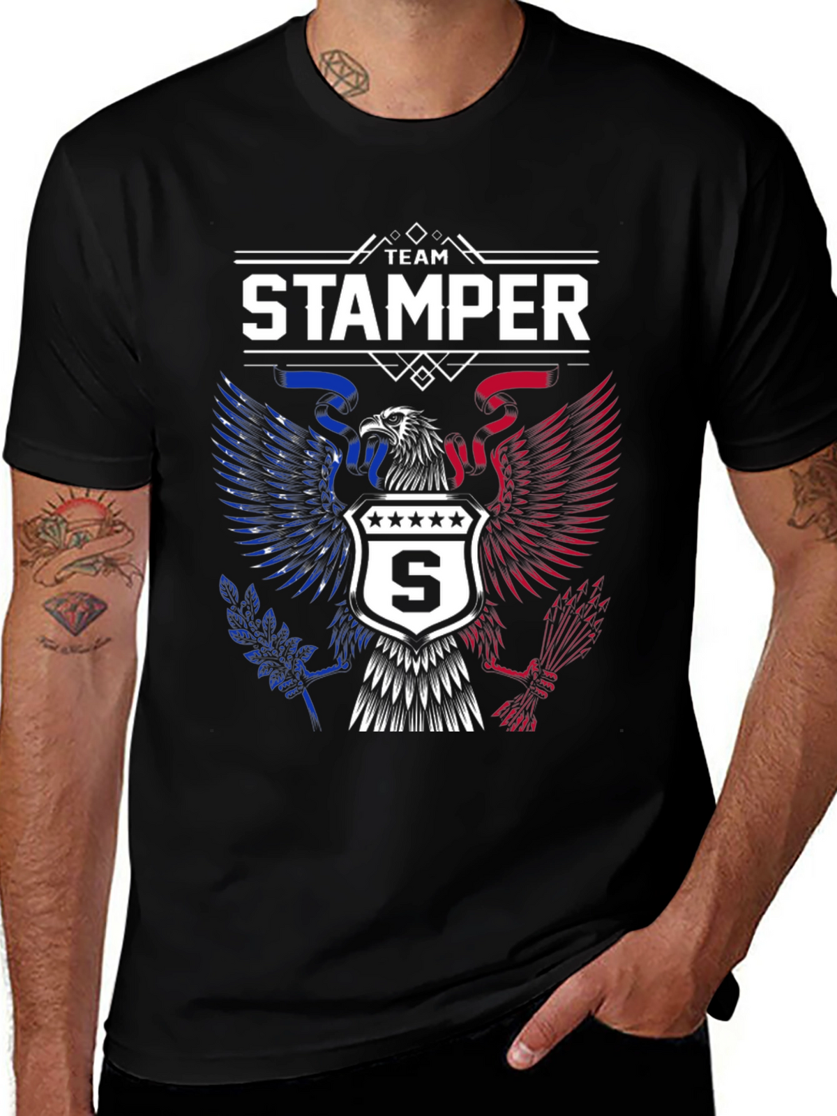 Team Stamper Patriotic Eagle T-Shirt