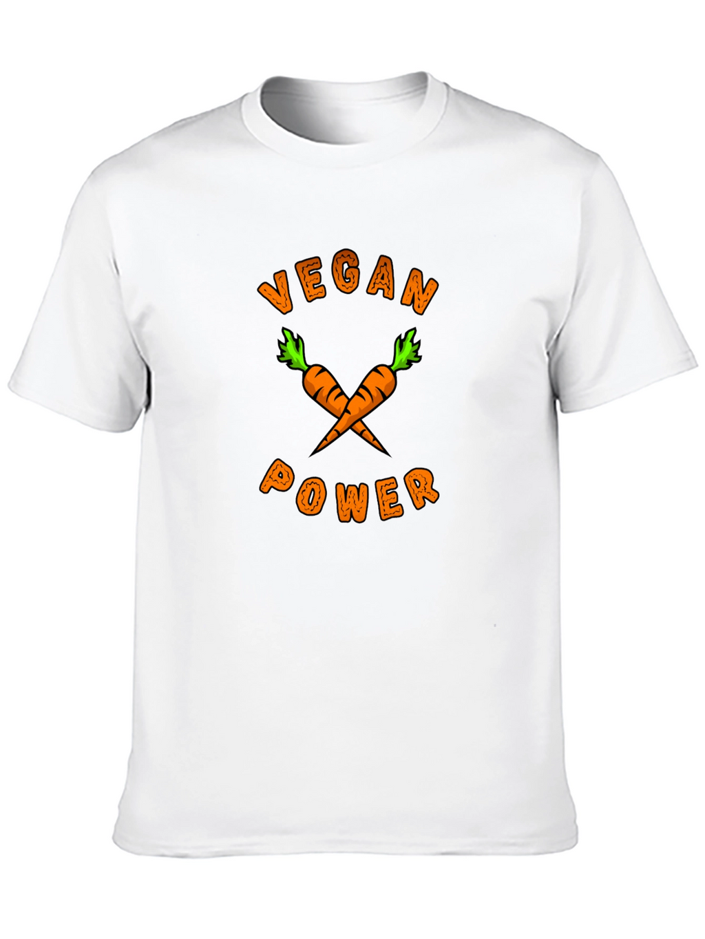 Vegan Power Carrot Graphic T-Shirt