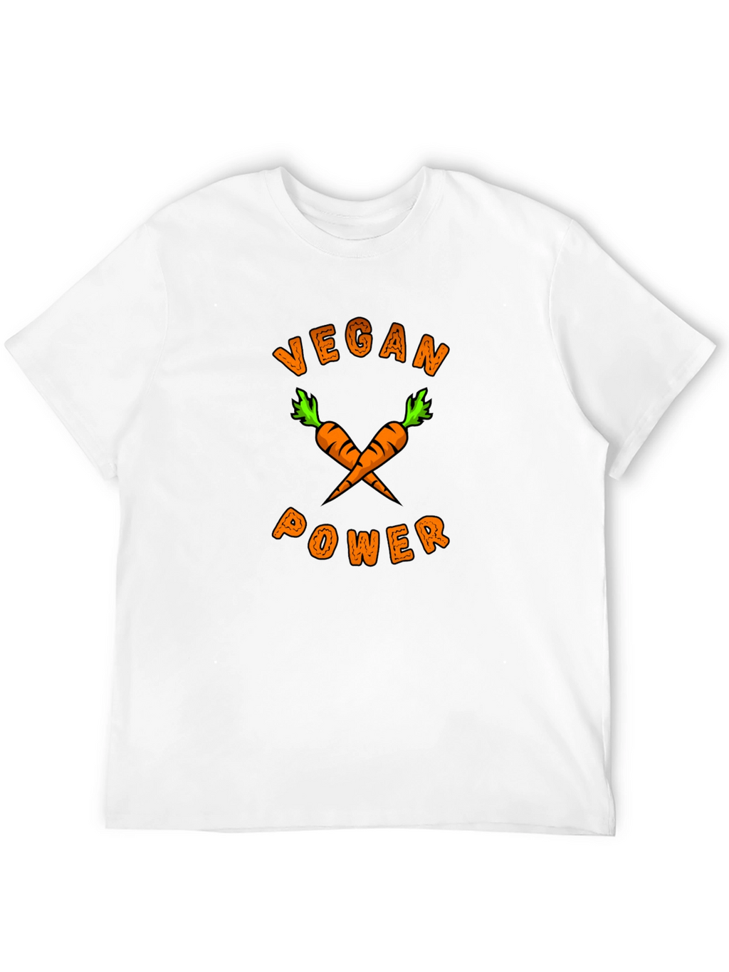 Vegan Power Carrot Graphic T-Shirt
