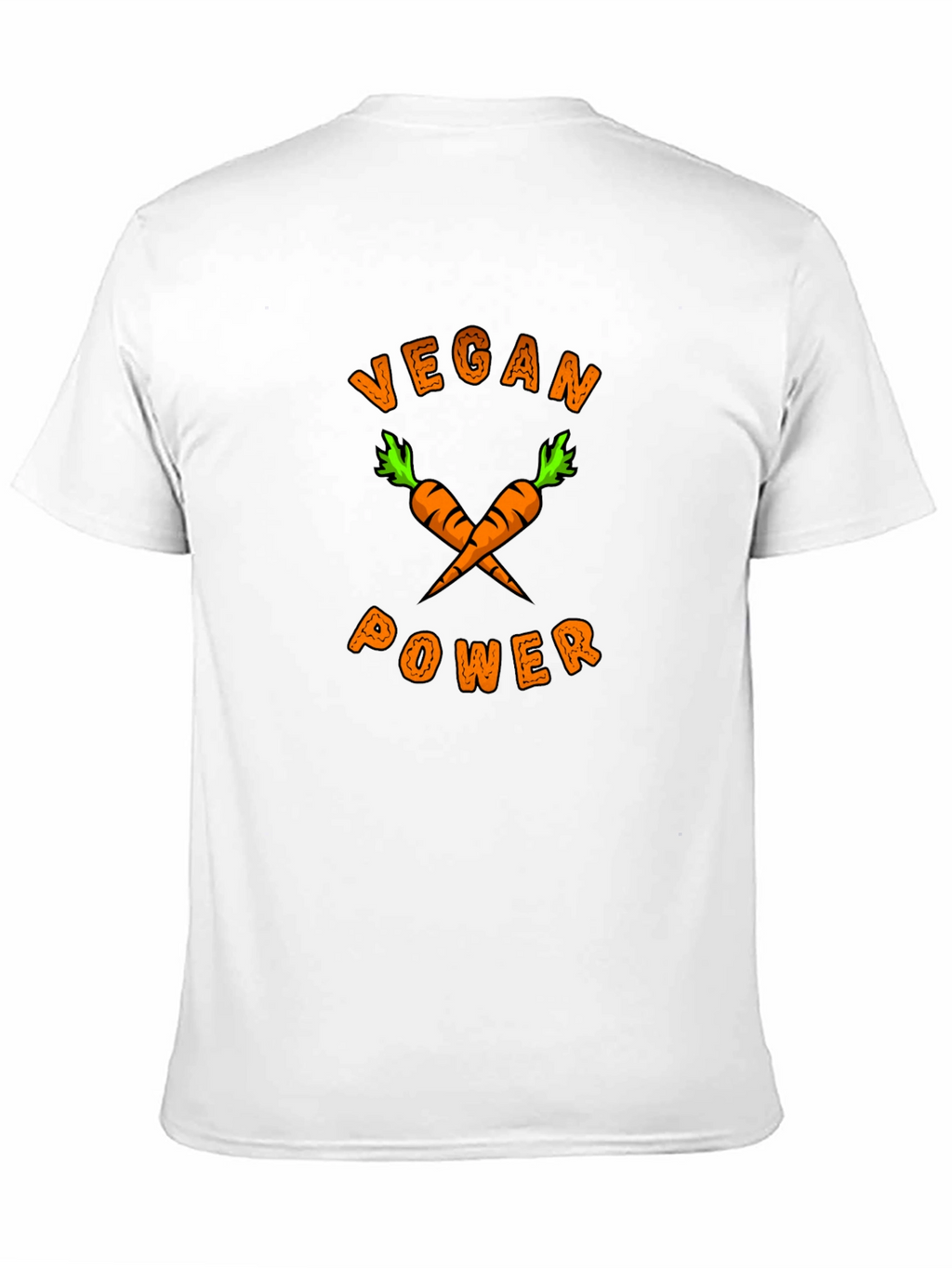Vegan Power Carrot Graphic T-Shirt