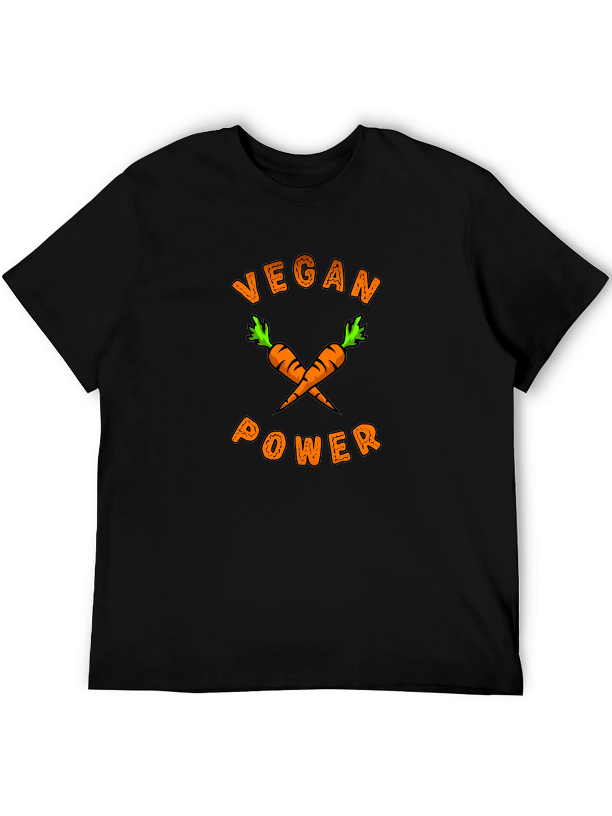 Vegan Power Carrot Graphic T-Shirt