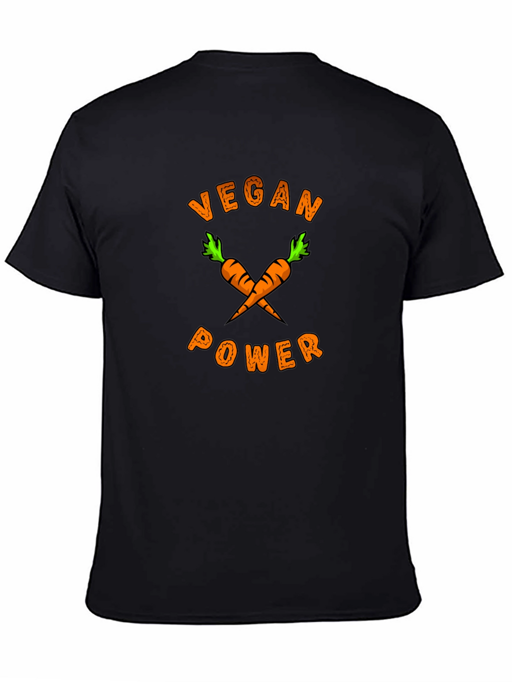 Vegan Power Carrot Graphic T-Shirt