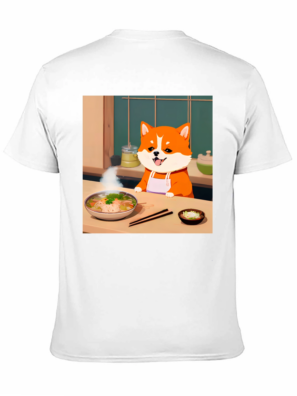 Chef Dog T-Shirt - Anime Style