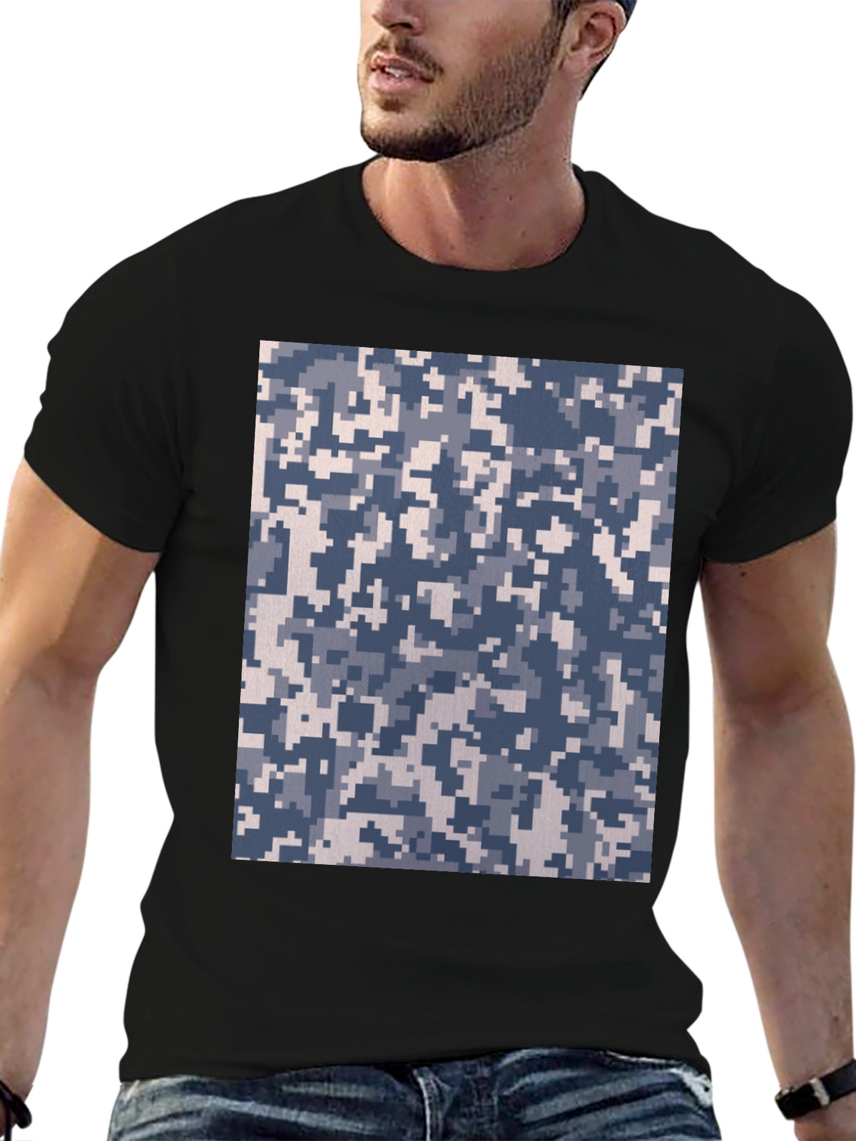 Camouflage Pattern Tee - Urban Style