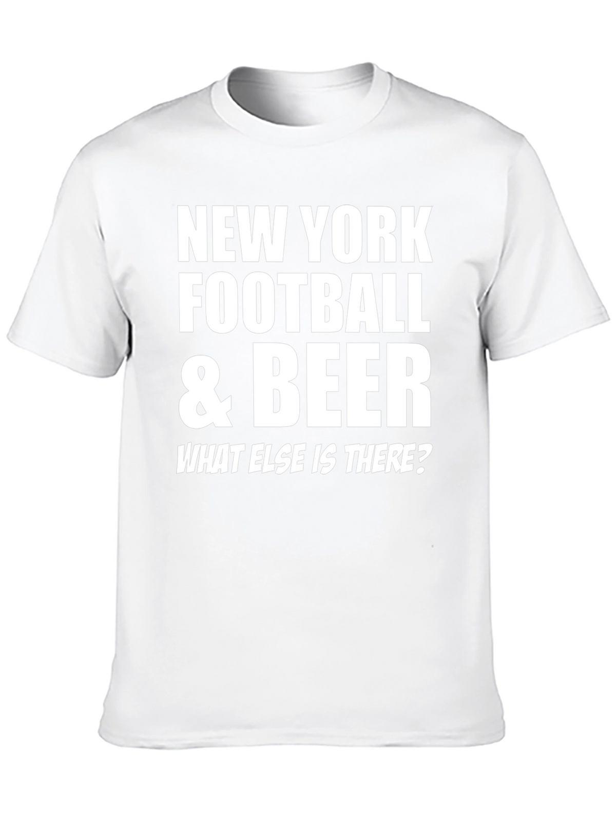 New York Football & Beer Graphic Tee