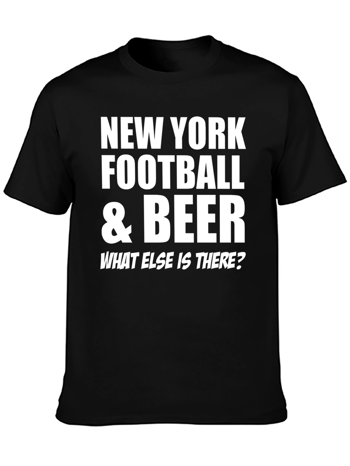 New York Football & Beer Graphic Tee