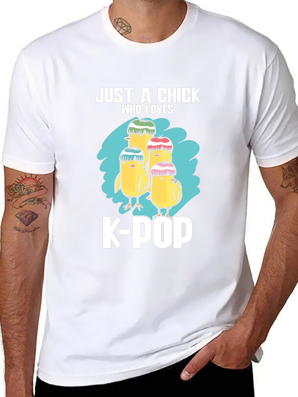 Just A Chick Who Loves K-POP T-Shirt