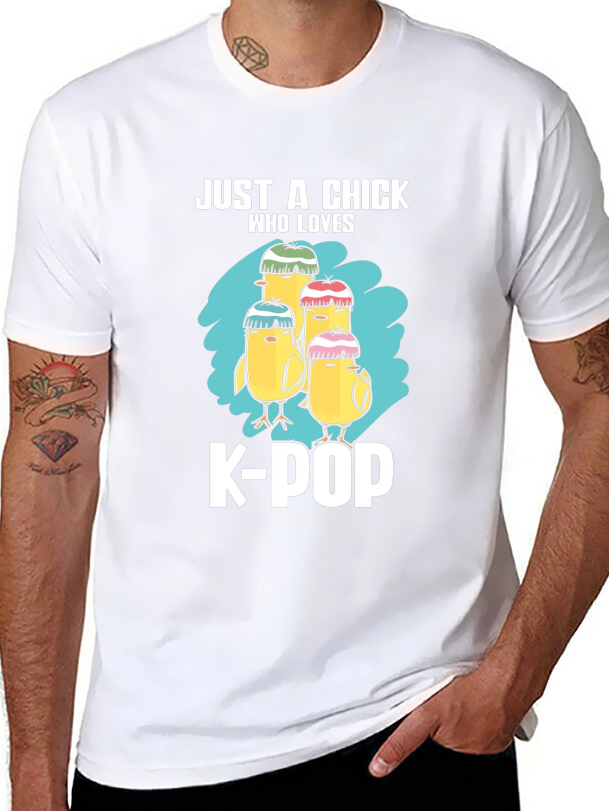 Just A Chick Who Loves K-POP T-Shirt
