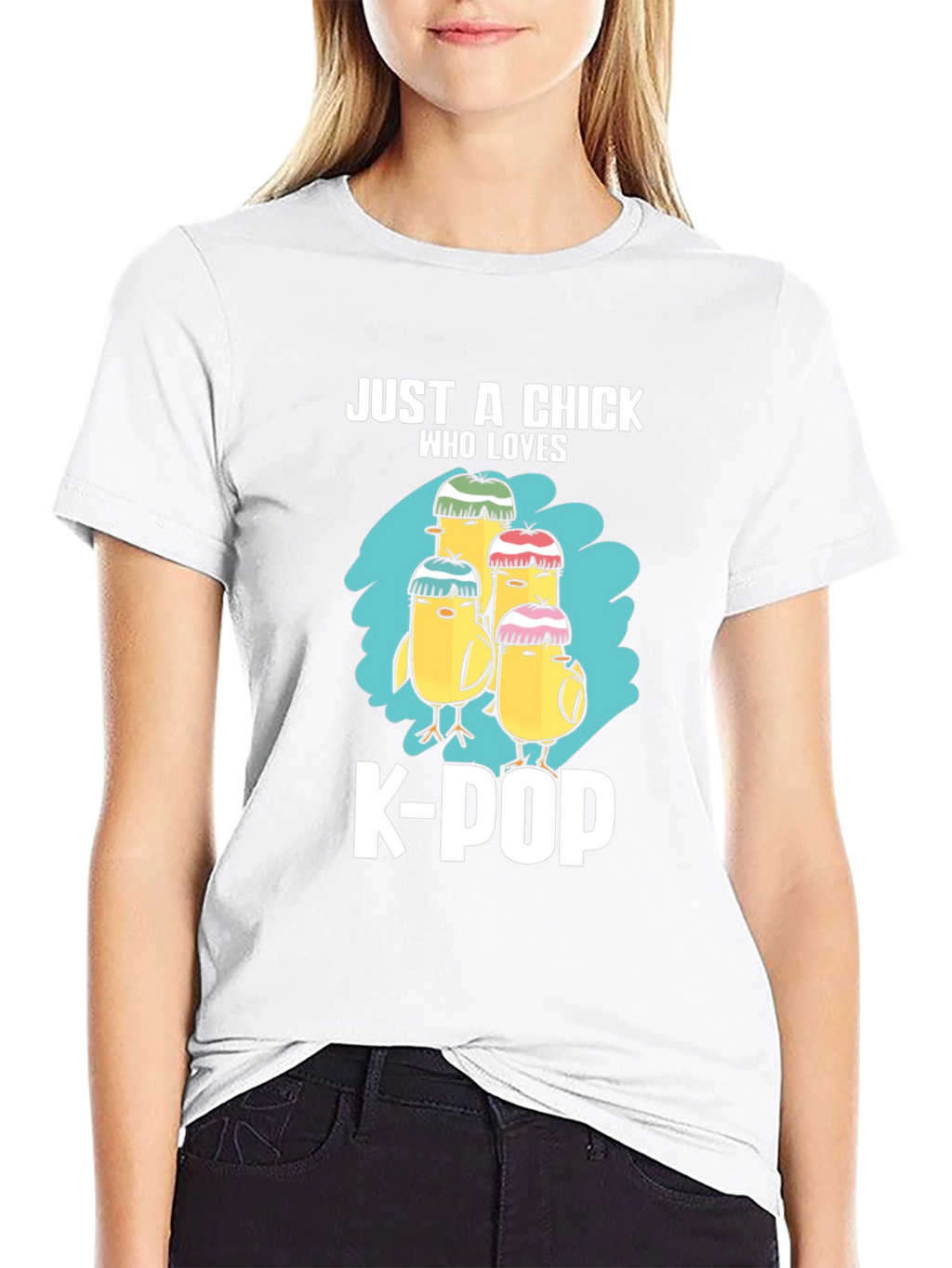 Just A Chick Who Loves K-POP T-Shirt