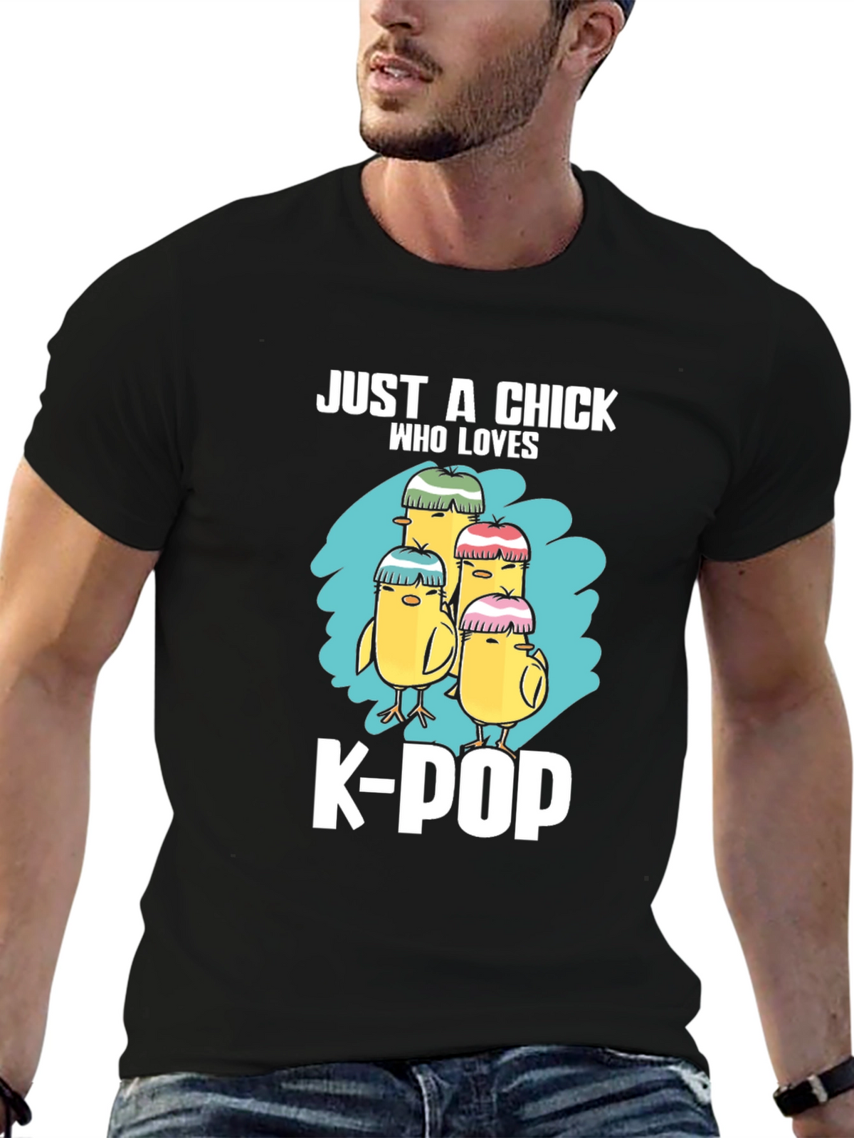 Just A Chick Who Loves K-POP T-Shirt