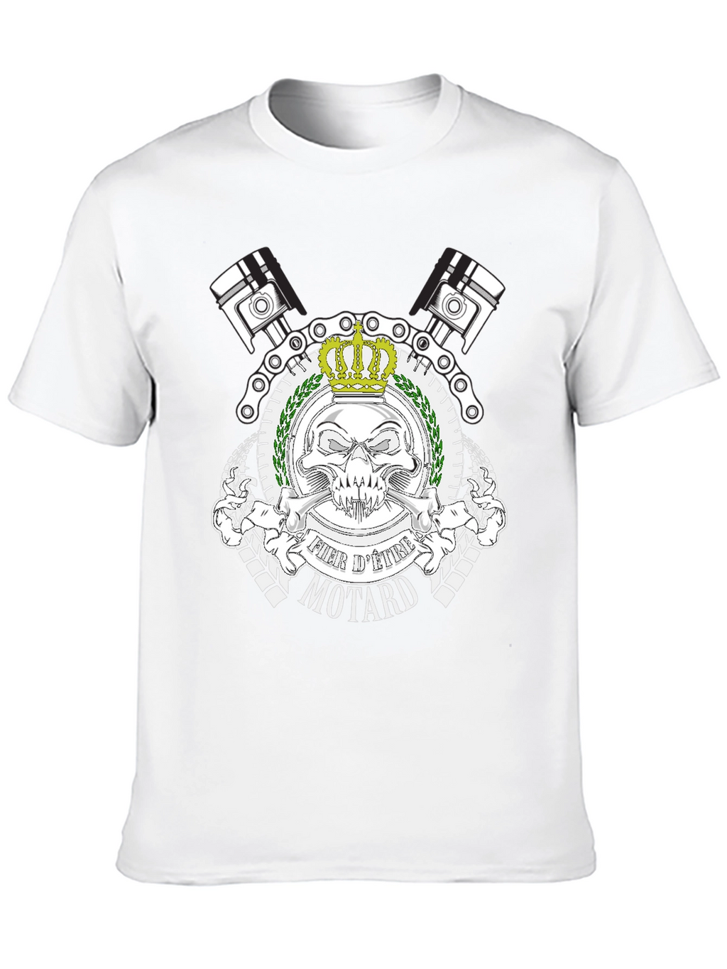 Fier dEtre Motard Black T-Shirt
