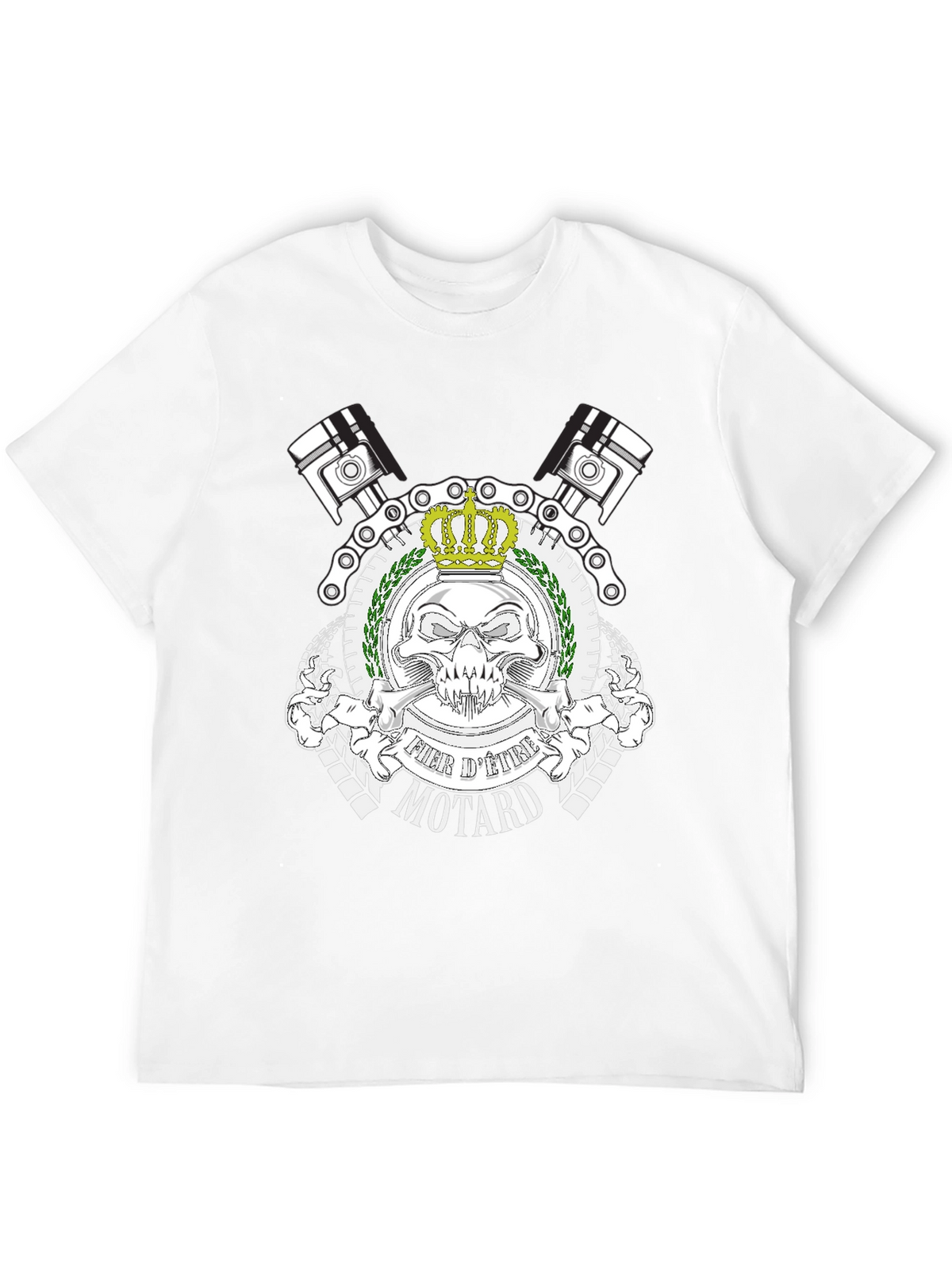 Fier dEtre Motard Black T-Shirt