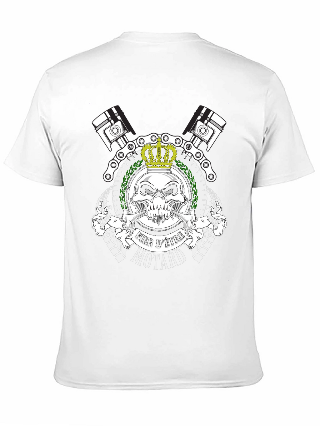 Fier dEtre Motard Black T-Shirt