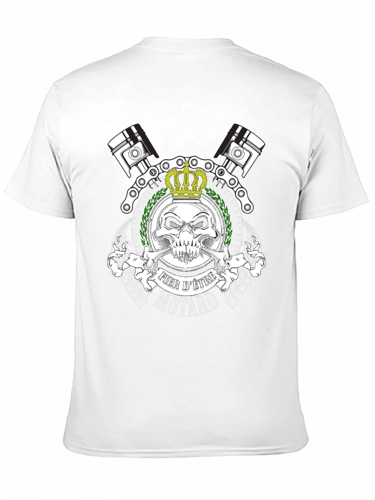 Fier dEtre Motard Black T-Shirt