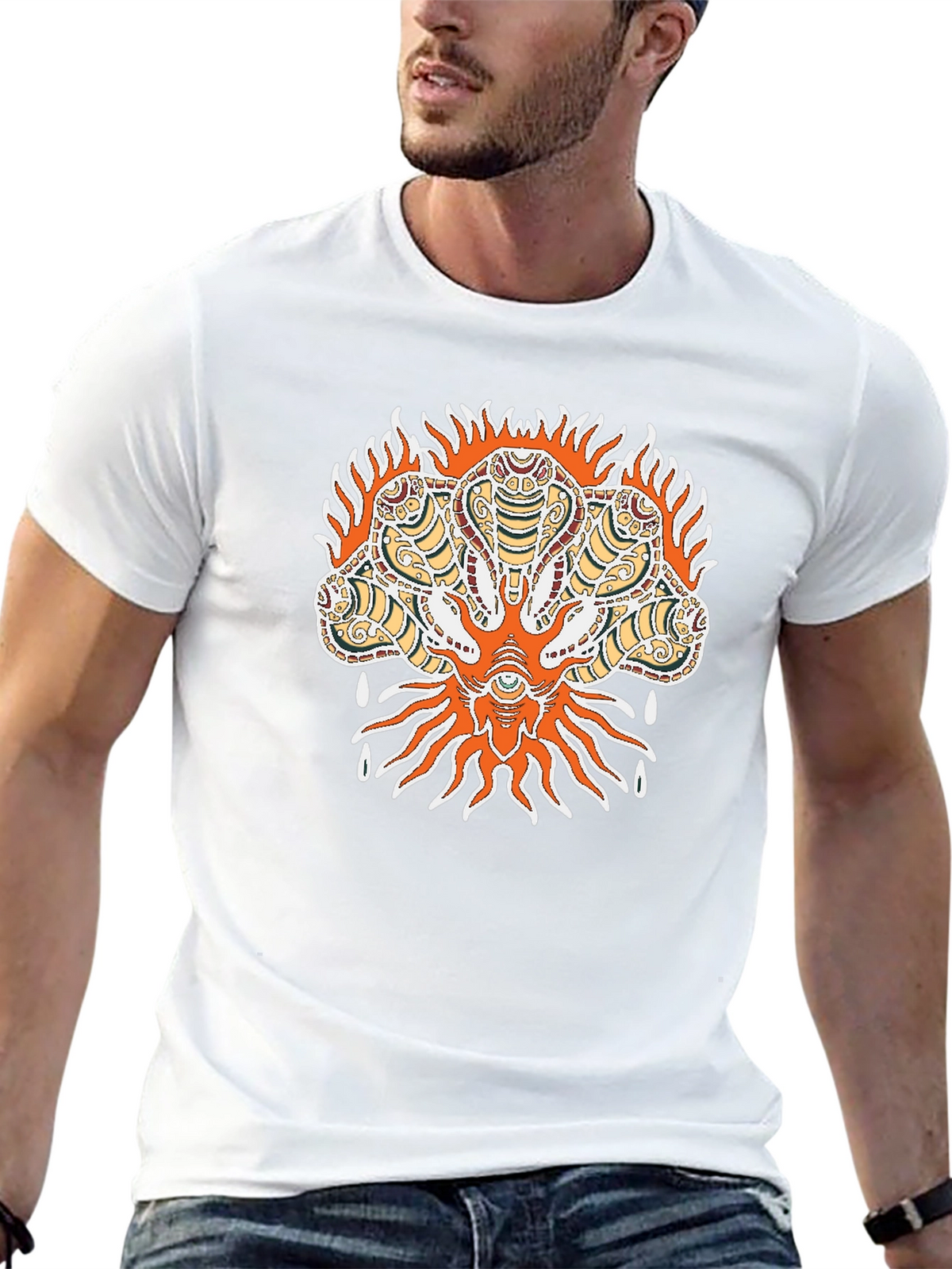 Mystic Cobra Graphic Tee - Mens Black T-Shirt