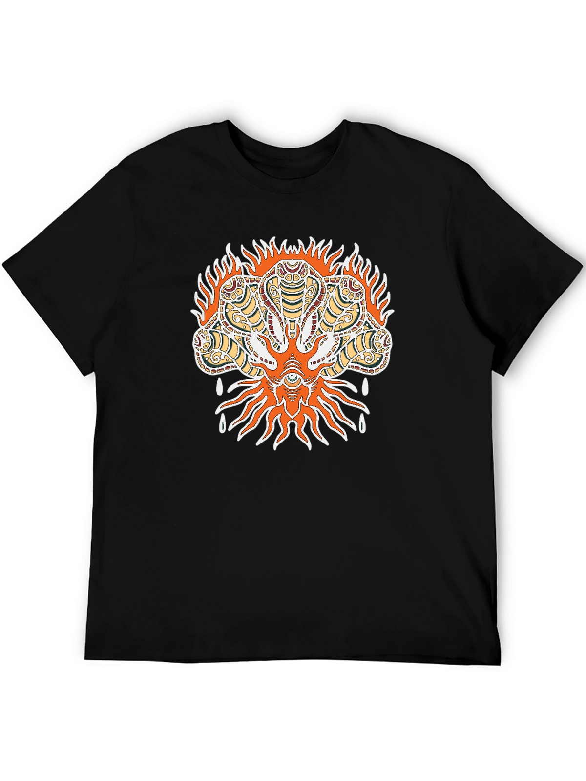 Mystic Cobra Graphic Tee - Mens Black T-Shirt