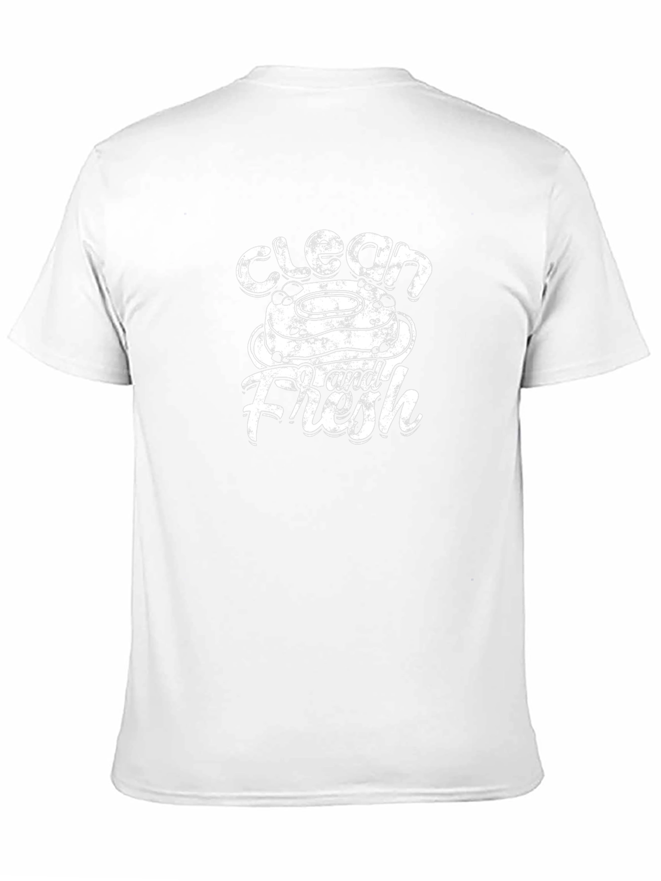 Clean and Fresh Graphic Tee - Black