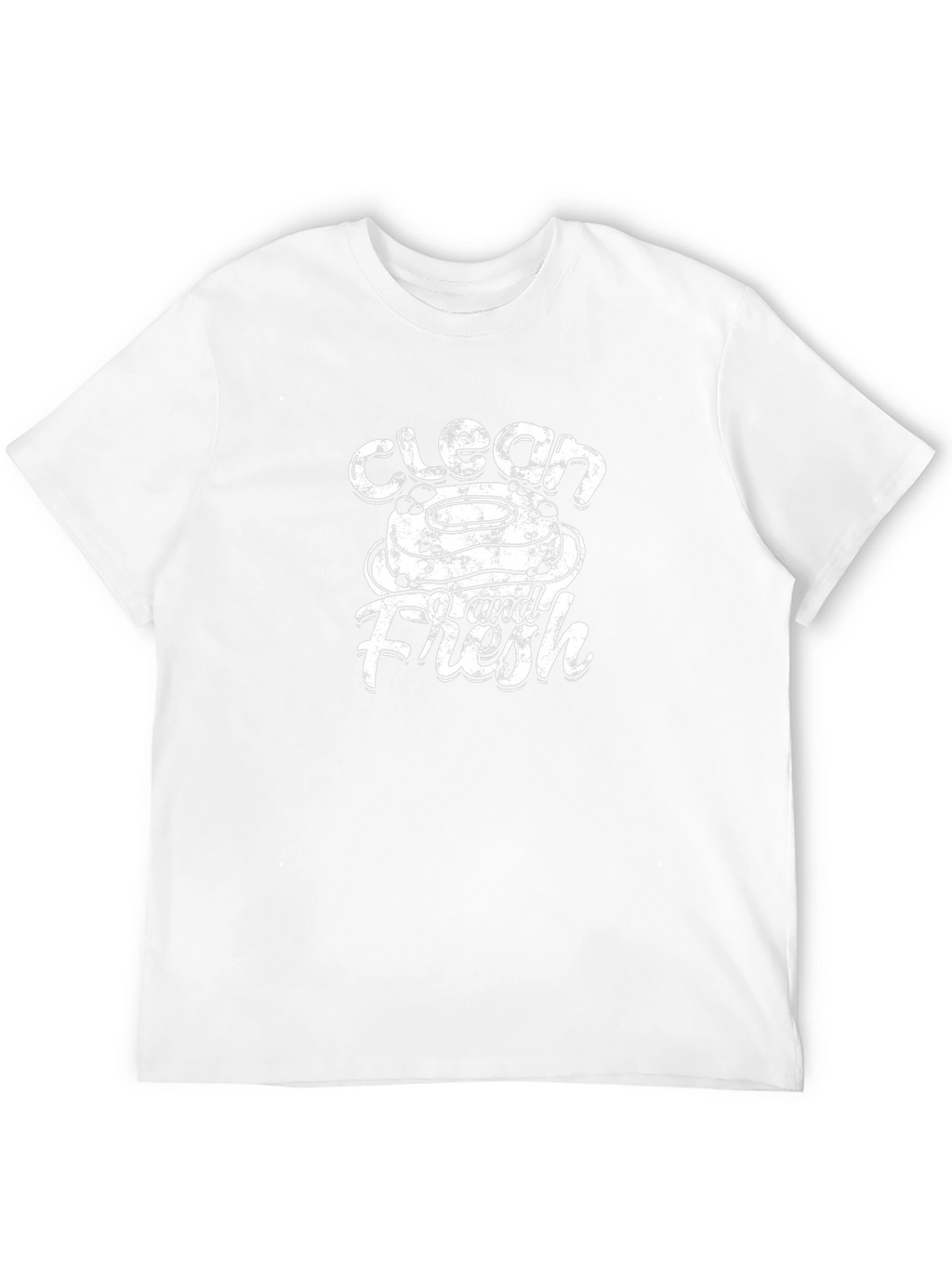 Clean and Fresh Graphic Tee - Black