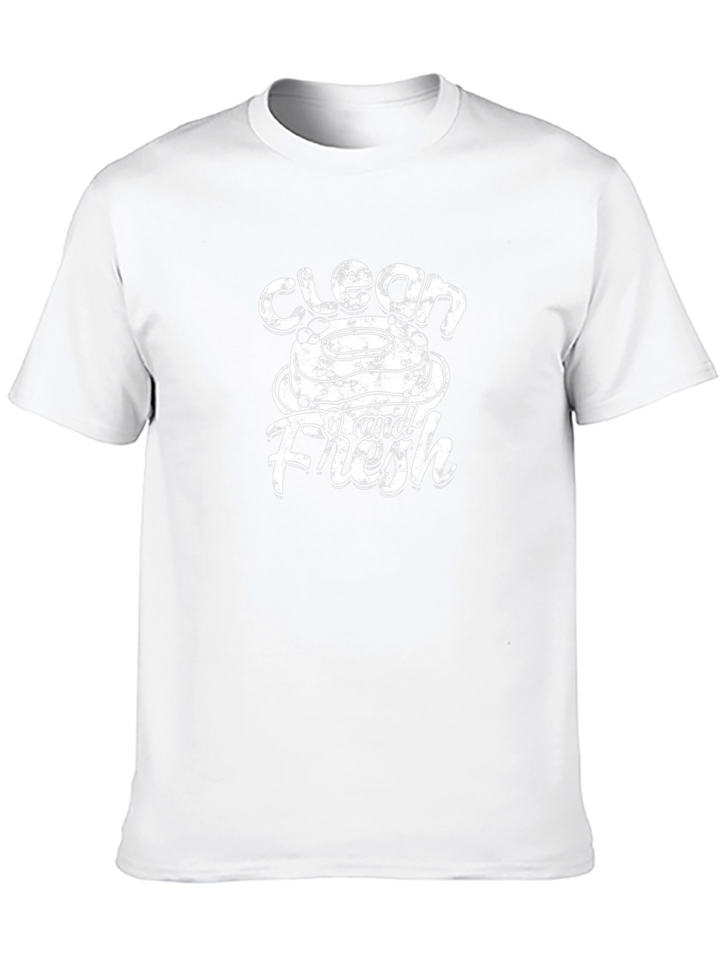 Clean and Fresh Graphic Tee - Black