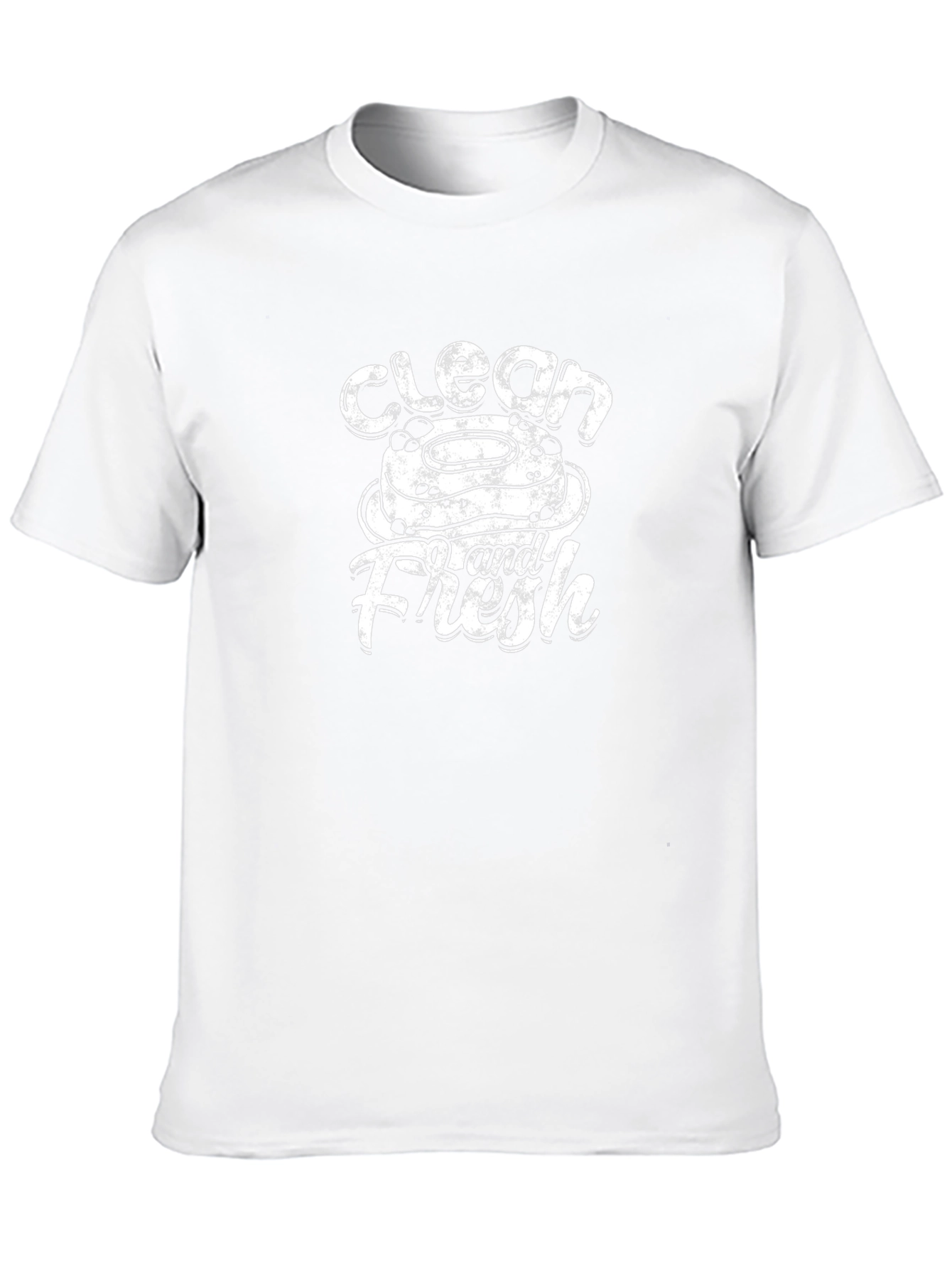 Clean and Fresh Graphic Tee - Black