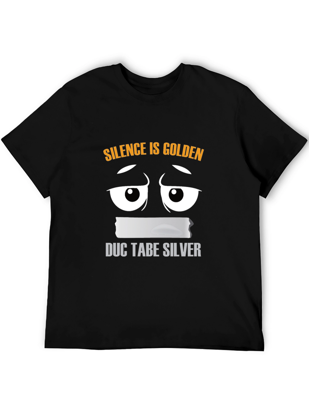 Silence is Golden Funny Graphic Tee