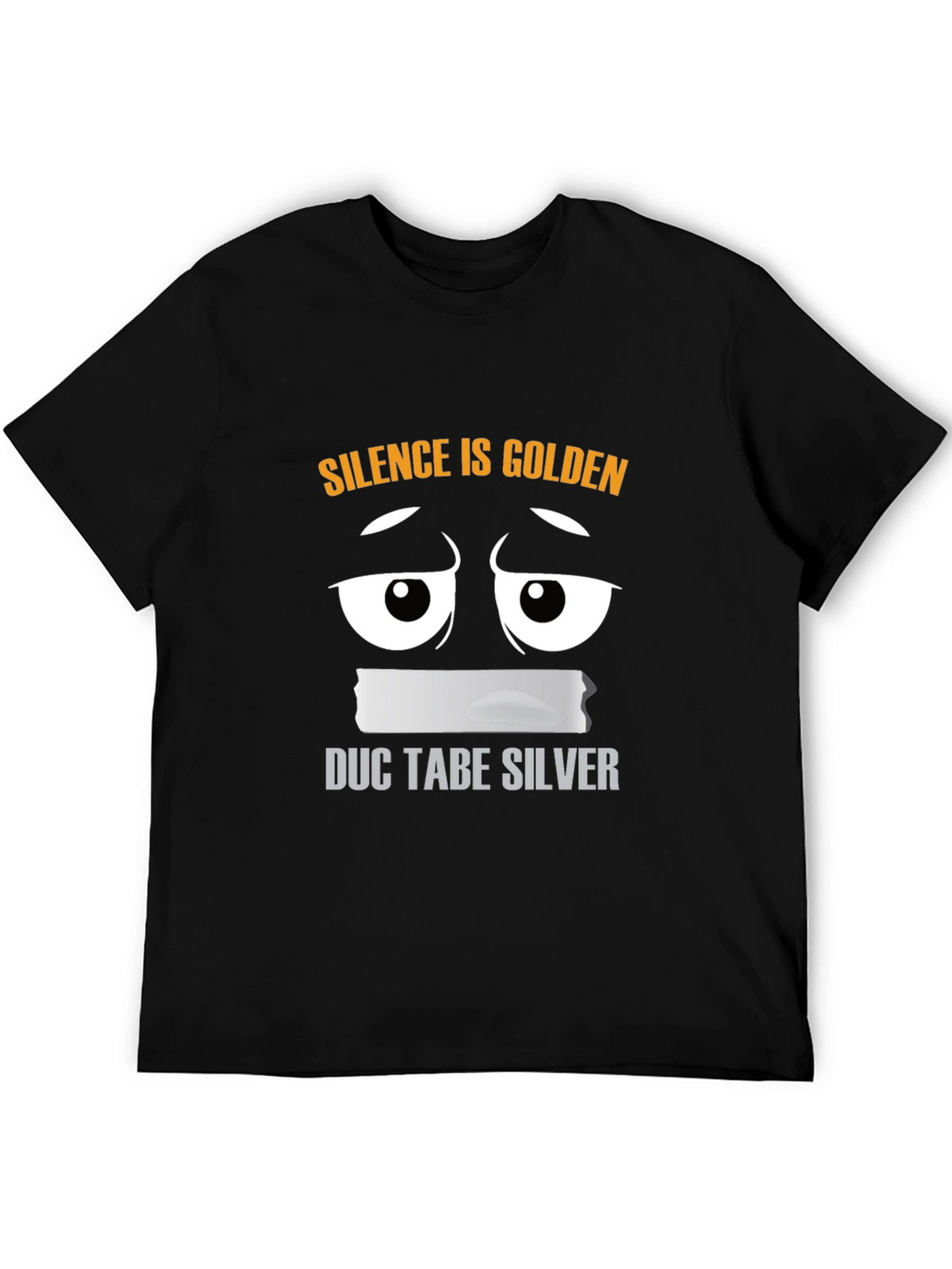 Silence is Golden Funny Graphic Tee