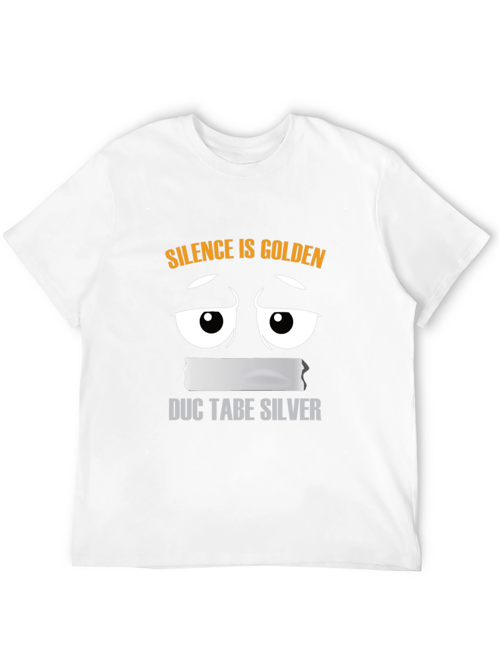 Silence is Golden Funny Graphic Tee
