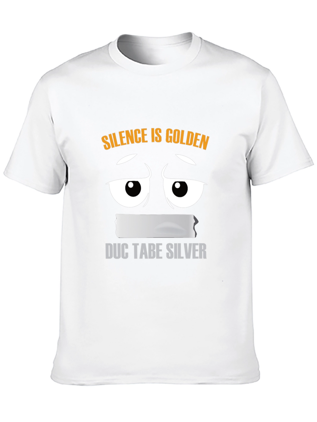 Silence is Golden Funny Graphic Tee