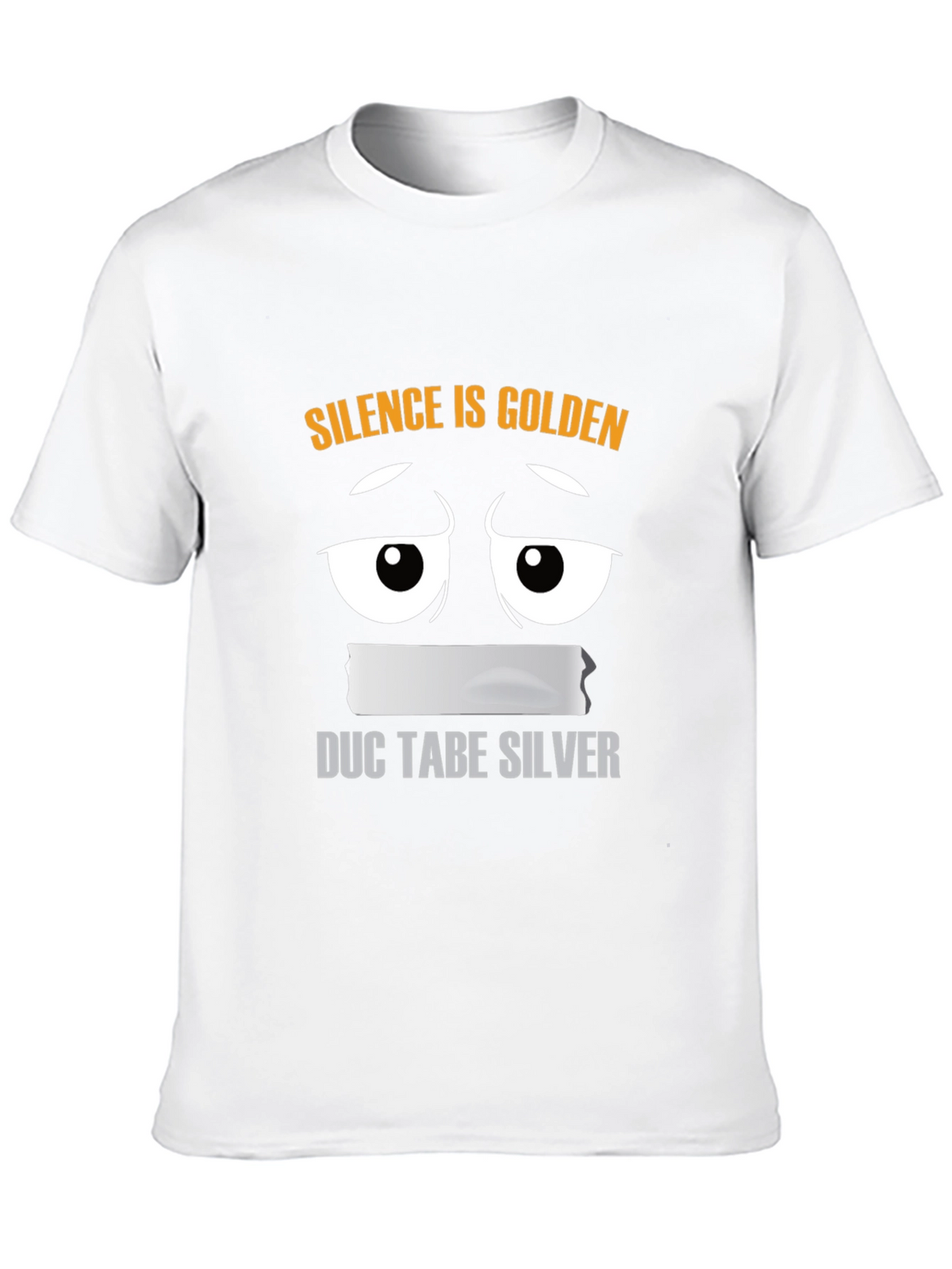 Silence is Golden Funny Graphic Tee